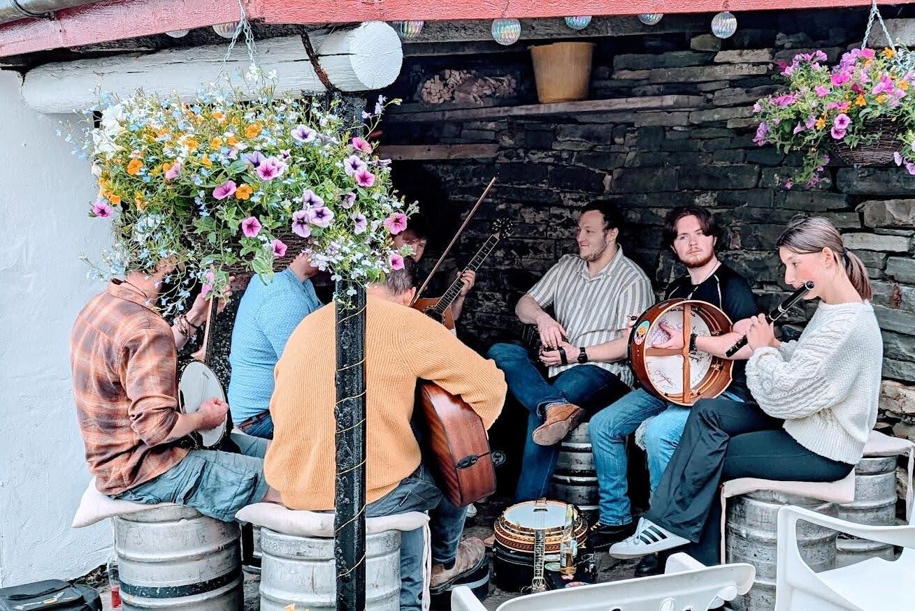 An outdoor session in Miltown.